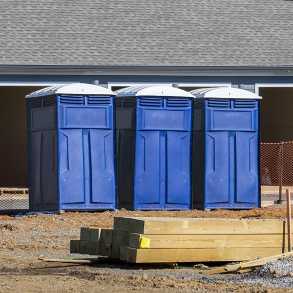 is there a specific order in which to place multiple portable restrooms in Colliers WV